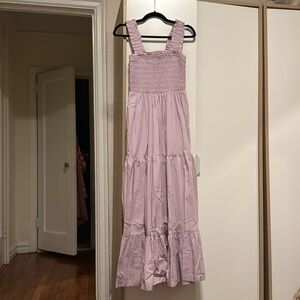 abercrombie lavender maxi dress large